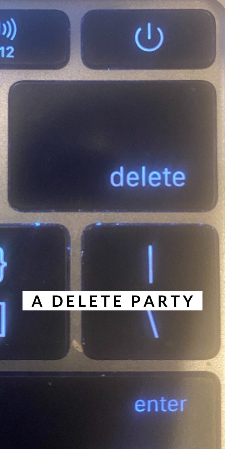 A Delete Party
