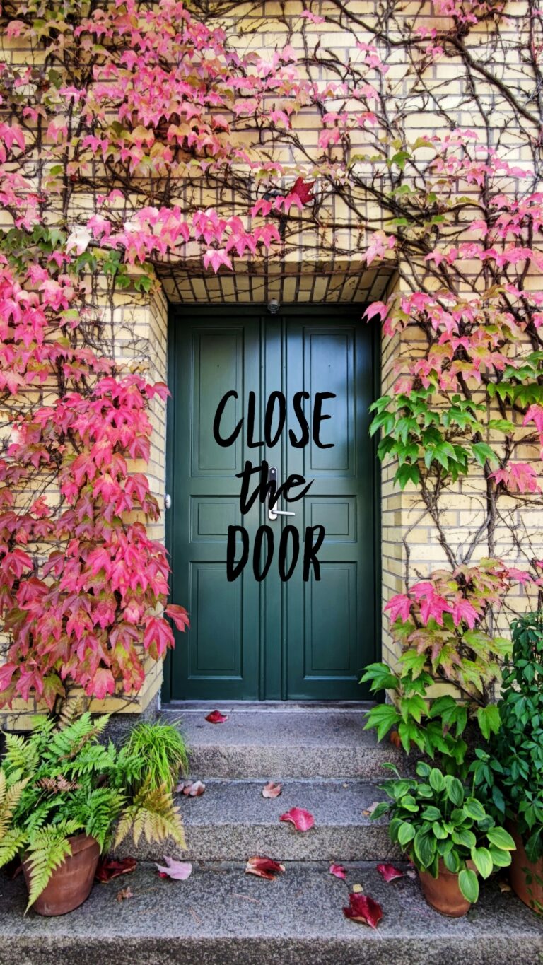 CLOSING THE DOOR