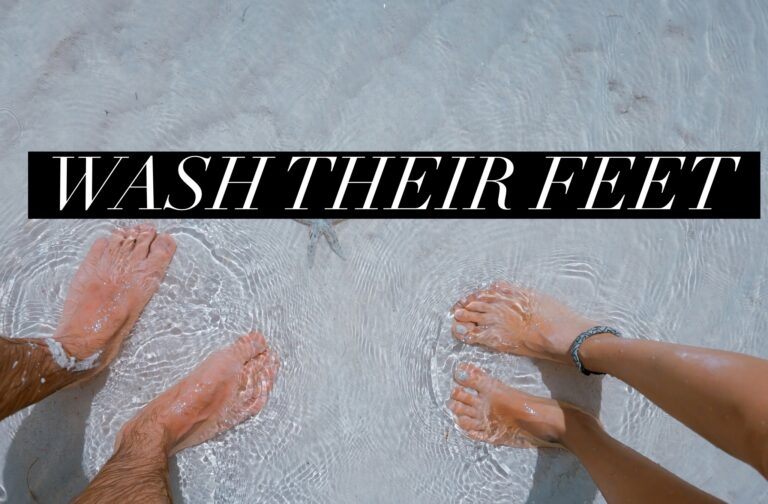WASH THEIR FEET