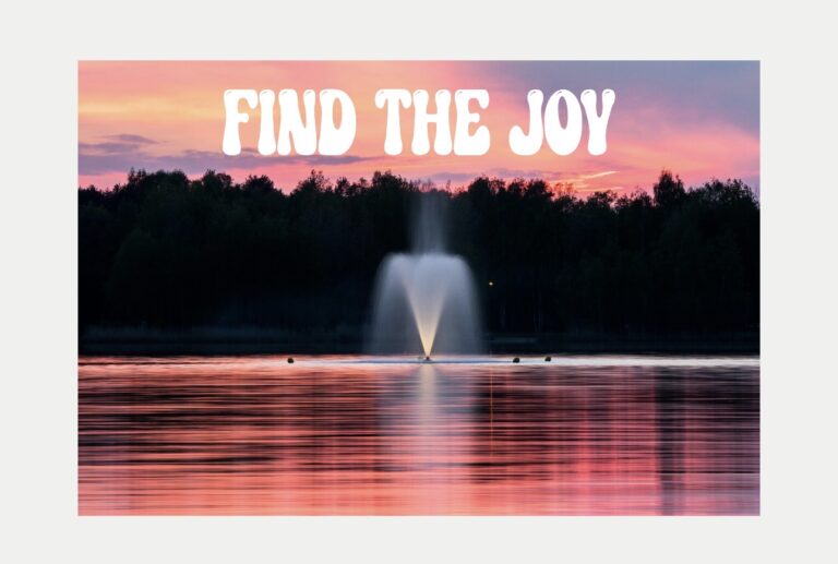FIND THE JOY